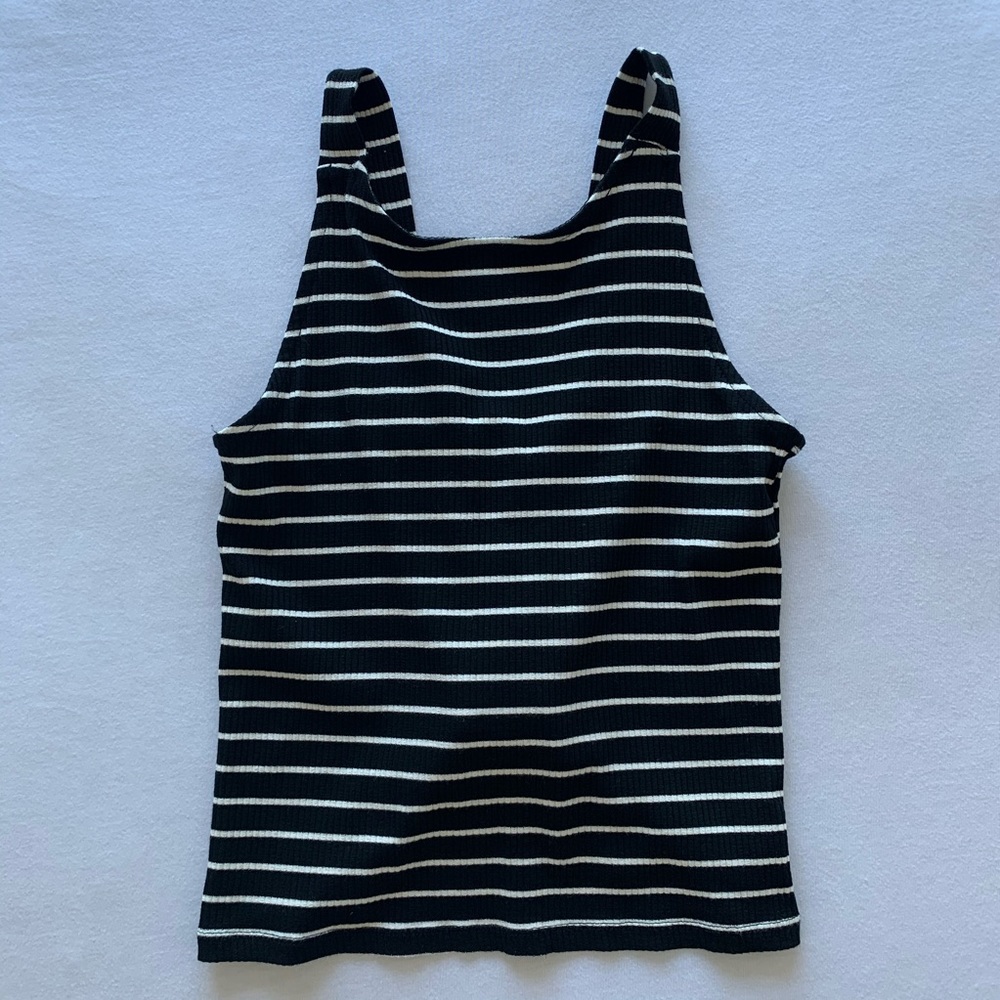 striped PACSUN tank top with back tie